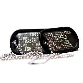 Verplicht Reiziger riem Dog Tags - Dog-tag.nl | Identiteitsplaatjes en dog tags